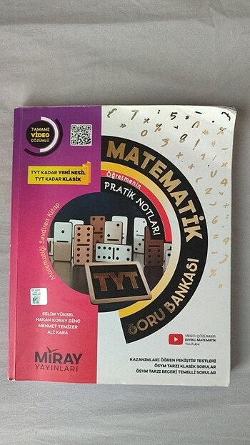 Miray yayınları TYT matematik + deneme hediye 