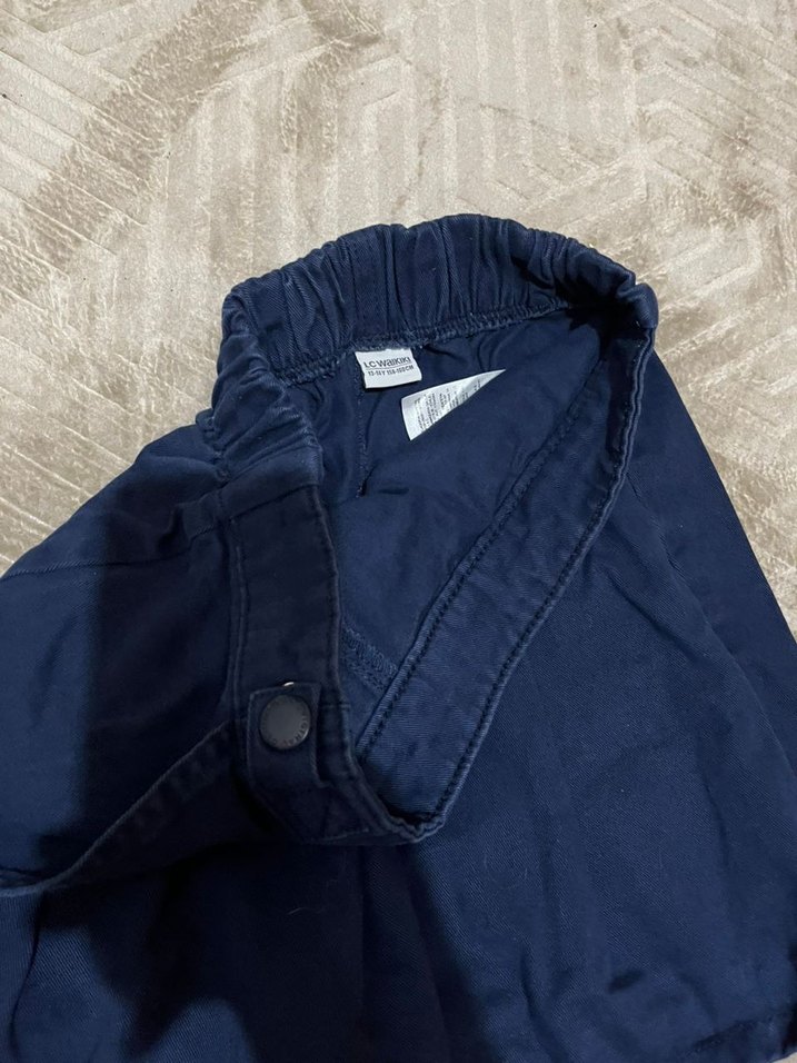 Kadın Lacivert Mini Kot Şort - Görsel 2