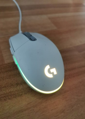 Logitech G203 Beyaz Gaming Mouse RGB Işıklı - Görsel 3