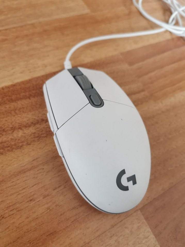 Logitech G203 Beyaz Gaming Mouse RGB Işıklı - Görsel 2