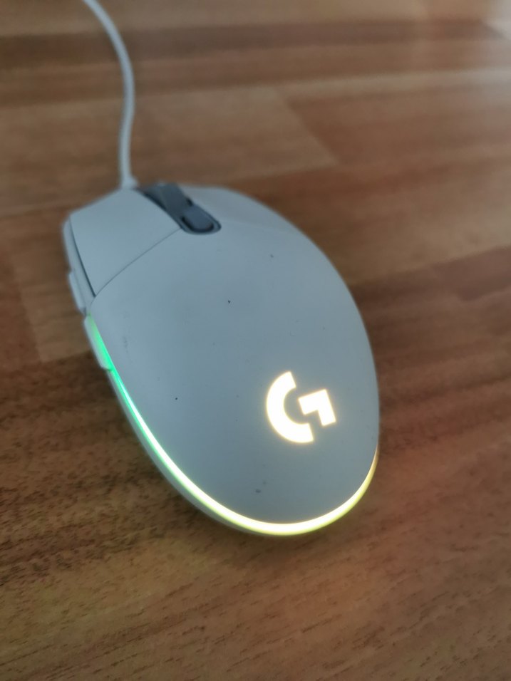 Logitech G203 Beyaz Gaming Mouse RGB Işıklı - Görsel 3