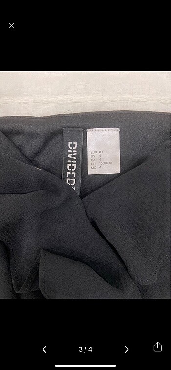xs Beden H&M elbise