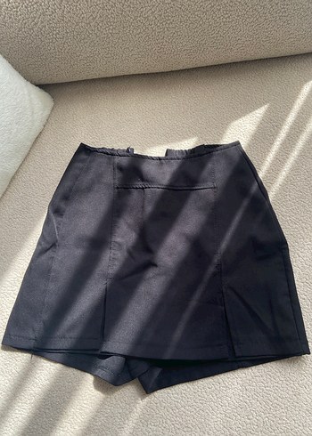Siyah Mini şort etek