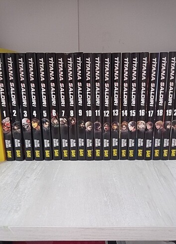 Titana saldırı manga 1-20