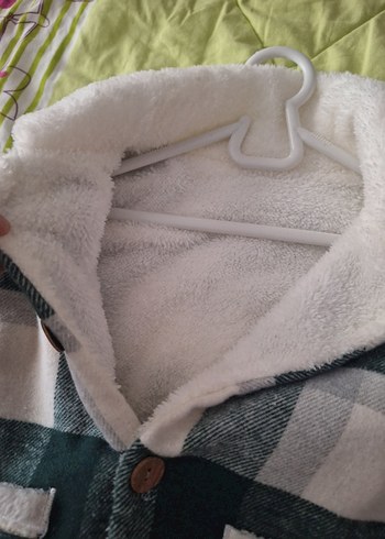 12-18 Ay Beden beyaz Renk Erkek Bebek için peluş mont (12 ay 86 cm)