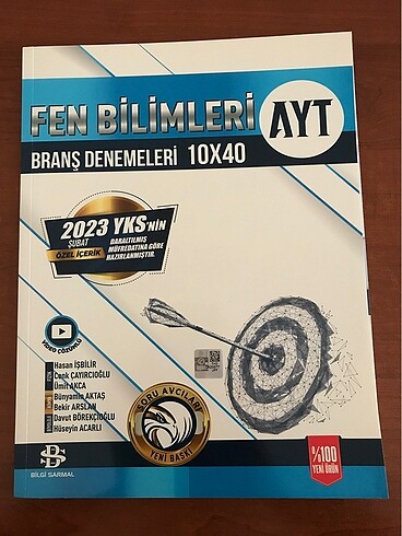 bilgi sarmal ayt fen bilimleri denemesi