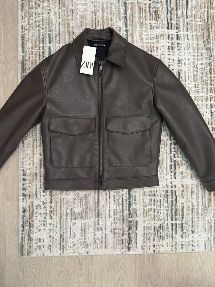 Zara Deri Ceket - Görsel 2