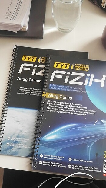 altuğ güneş tyt fizik seti imzalı 
