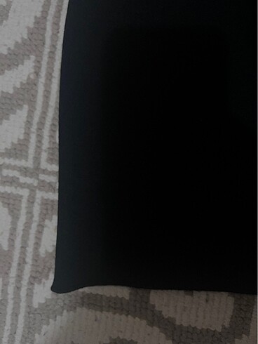 Zara Siyah mini triko elbise