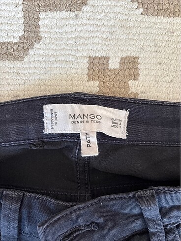 Mango Lacivert pantolon