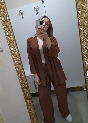 universal Beden Airobin pantolon abaya takım 