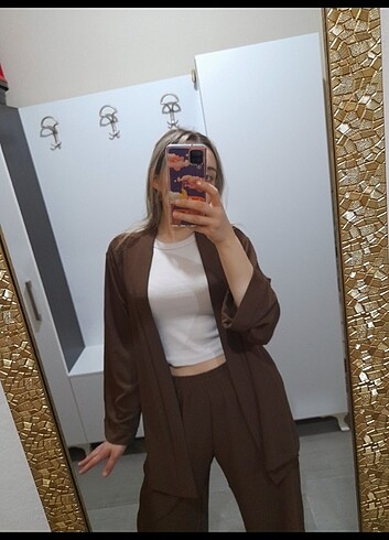 universal Beden Airobin pantolon abaya takım 