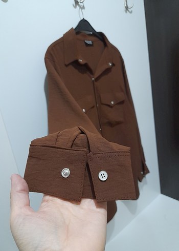 uzun cepli gömlek - Görsel 5