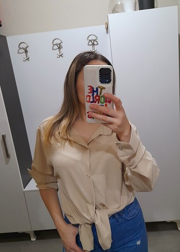 uzun Kollu uzun gömlek - Görsel 3