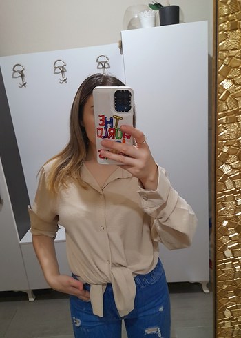 uzun Kollu uzun gömlek - Görsel 2