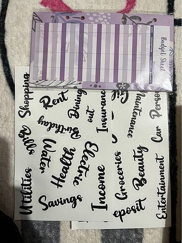 Birikim ajandası Bütçe düzenleyici Sarı - Görsel 3