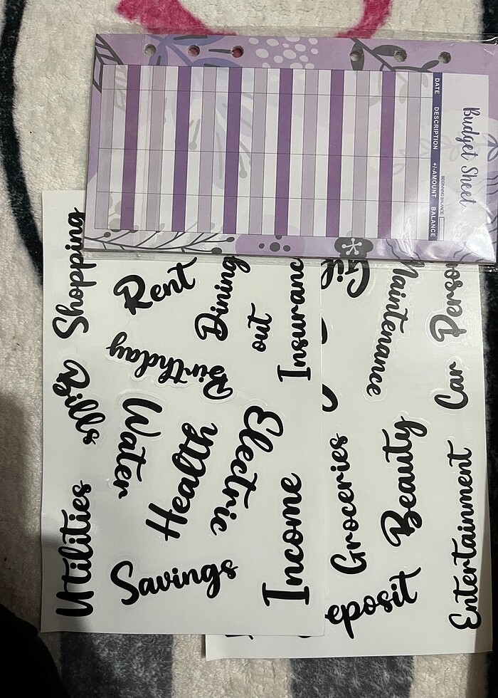 Birikim ajandası Bütçe düzenleyici Sarı - Görsel 3