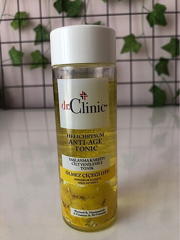 Diğer ???? Dr.Clinic Ölmez Çiçeği Otu HELİCHRYSUM Yaşlanma Karşıtı Ton