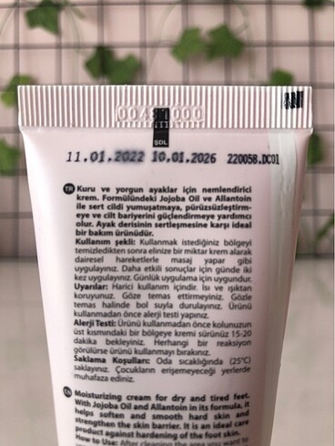 Beden Renk Ayak Bakım Kremi 75ml