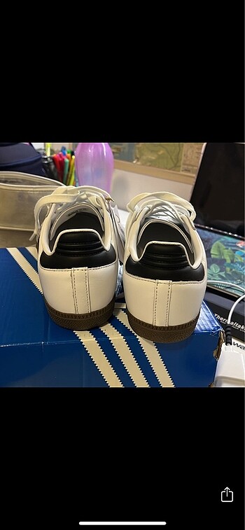 37,5 Beden beyaz Renk adidas samba