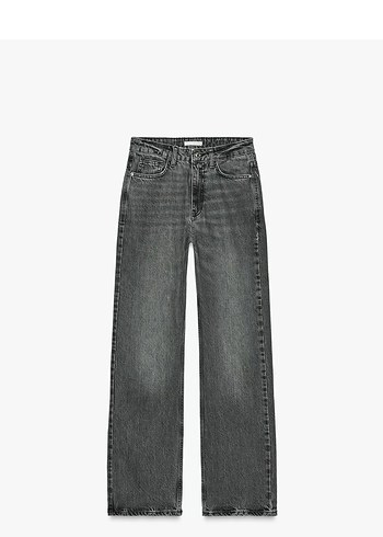 Gri Regular Fit Midi Kadın Denim Pantolon
