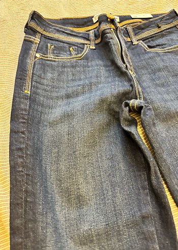Kadın Lacivert Normal Boy Denim Pantolon - Görsel 2