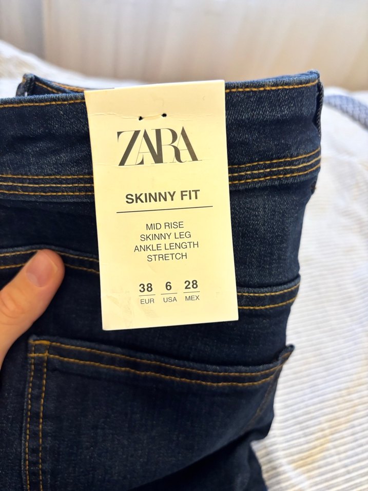 Kadın Lacivert Normal Boy Denim Pantolon - Görsel 3