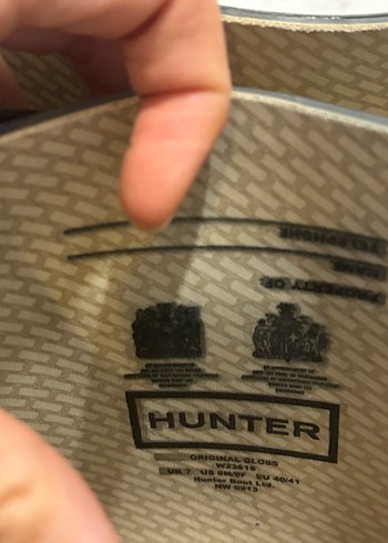 40 Beden gri Renk Hunter Gri Rugan Diz Boyu Çizme