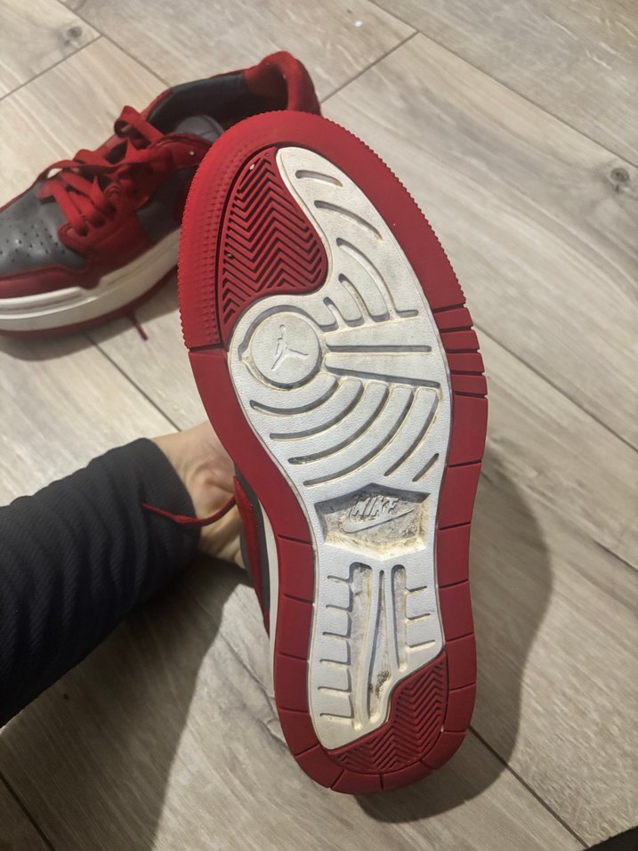 Kırmızı Kadın Platform Spor Ayakkabı - Görsel 3