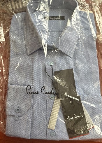 Pierre Cardin Gri Uzun Kollu Erkek Gömlek