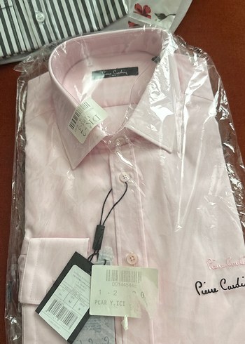 Pierre cardinPembe Pamuklu Regular Fit Uzun Kollu Gömlek