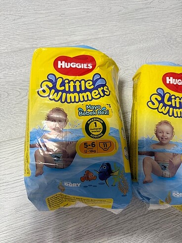 5 Beden: 11-25 kg Beden HUGGİES 5-6 neden sıfır paket havuz mayo bez
