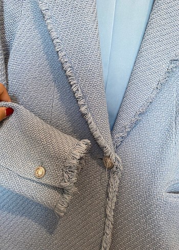 Mango Mango mavi Blazer Ceket