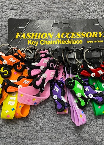 Silikon motosiklet anahtarlık 12 li paket - Görsel 2