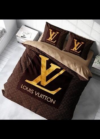  Beden Louis Vuitton Çift Kişilik Nevresim Takımı 