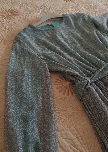 Uzun Pilili Kadın Elbise - Görsel 4