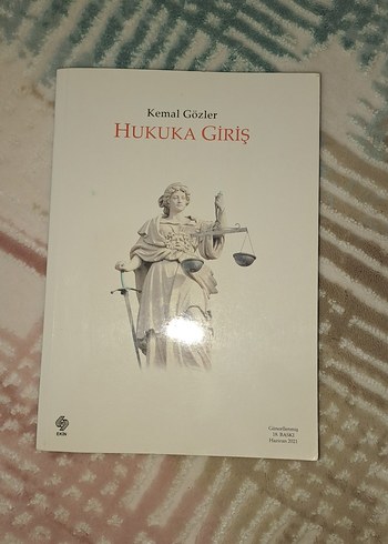 Kemal Gözler Hukuka Giriş Kitabı