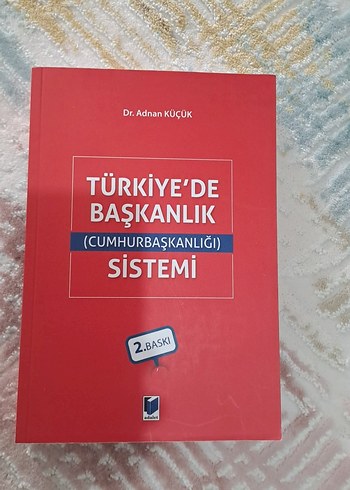 Türkiye'de Başkanlık Sistemi Kitabı Adnan Küçük