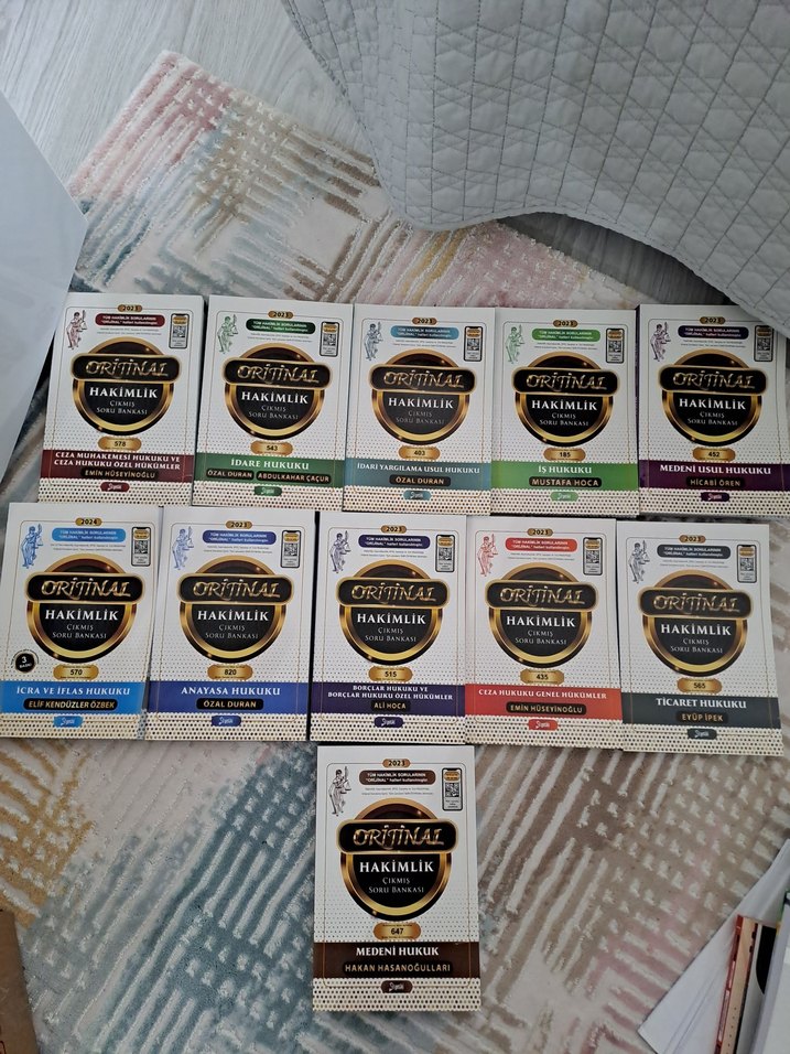 Orjinal Hakimlik Soru Bankası Seti - Görsel 2