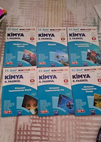 11. Sınıf Kimya 6 Fasikül Seti ÇAP YAYINLARI - Görsel 2