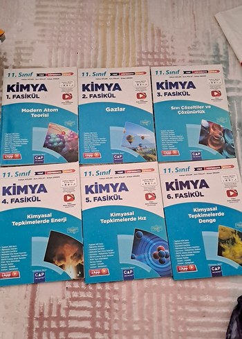 11. Sınıf Kimya 6 Fasikül Seti ÇAP YAYINLARI - Görsel 3