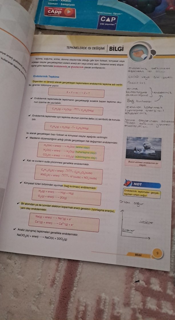 11. Sınıf Kimya 6 Fasikül Seti ÇAP YAYINLARI - Görsel 4