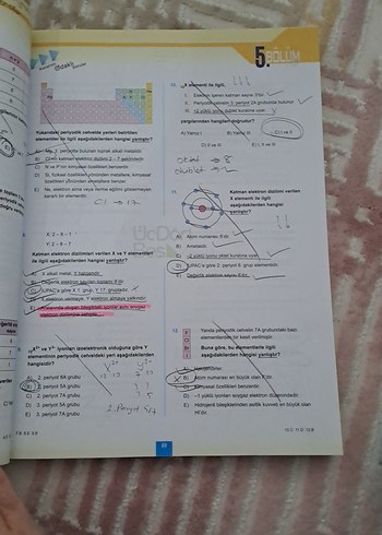 TYT Kimya Soru Bankası 2021 Model ÜçDörtBeş - Görsel 2