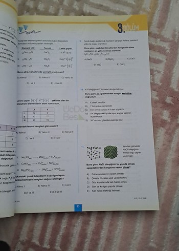 TYT Kimya Soru Bankası 2021 Model ÜçDörtBeş - Görsel 3