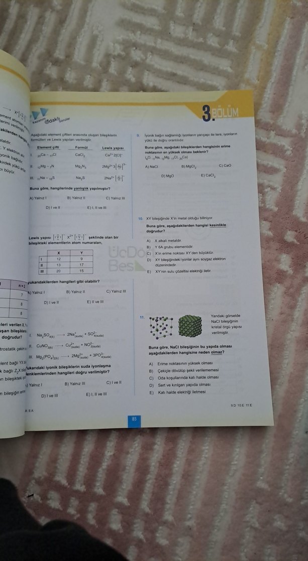 TYT Kimya Soru Bankası 2021 Model ÜçDörtBeş - Görsel 3