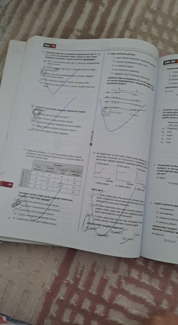 TYT Biyoloji Soru Bankası Kerim Korkmaz - Görsel 4