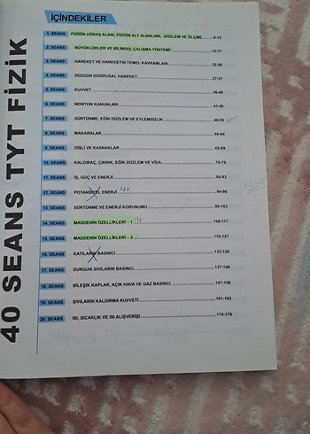40 Seans TYT Fizik Soru Bankası - Görsel 11