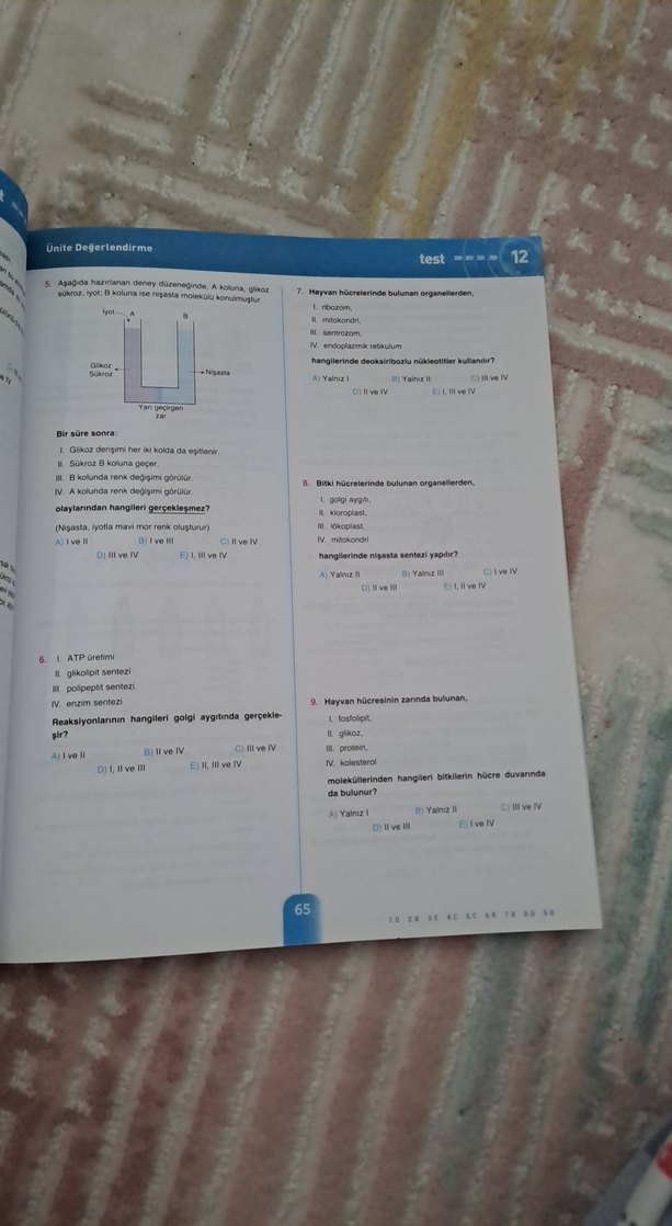 Bilfen TYT Biyoloji Soru Bankası Yeni Nesil - Görsel 2