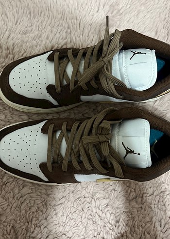 40 Beden Nike Jordan Kadın Kahverengi Süet Spor Ayakkabı