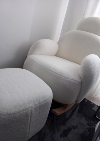 sallanan sandalye+puf koltuk - Görsel 5